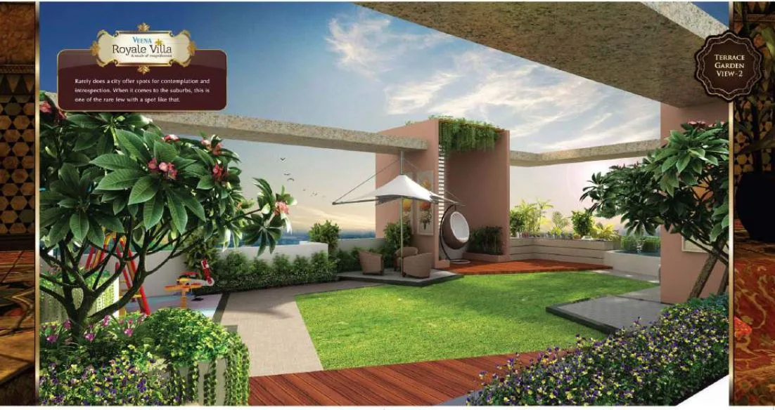Royale Villa Terrace Garden View 2