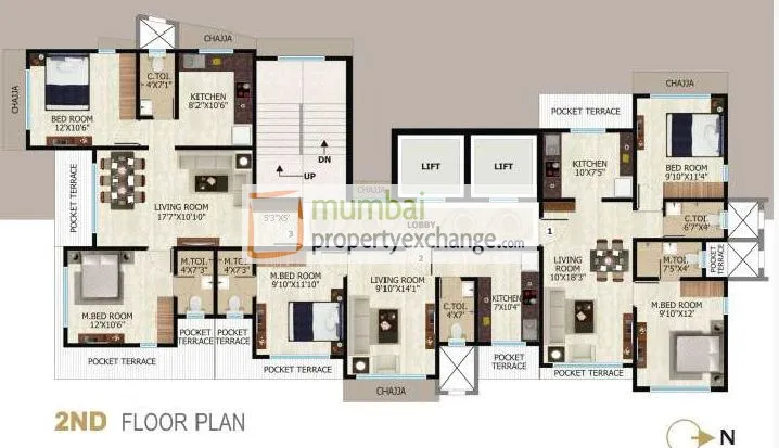 2 BHK Flats for Sale in Khodiyar Apartment, Borivali East