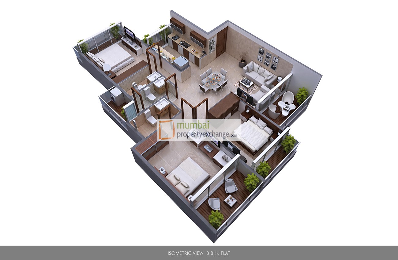 3BHK plan