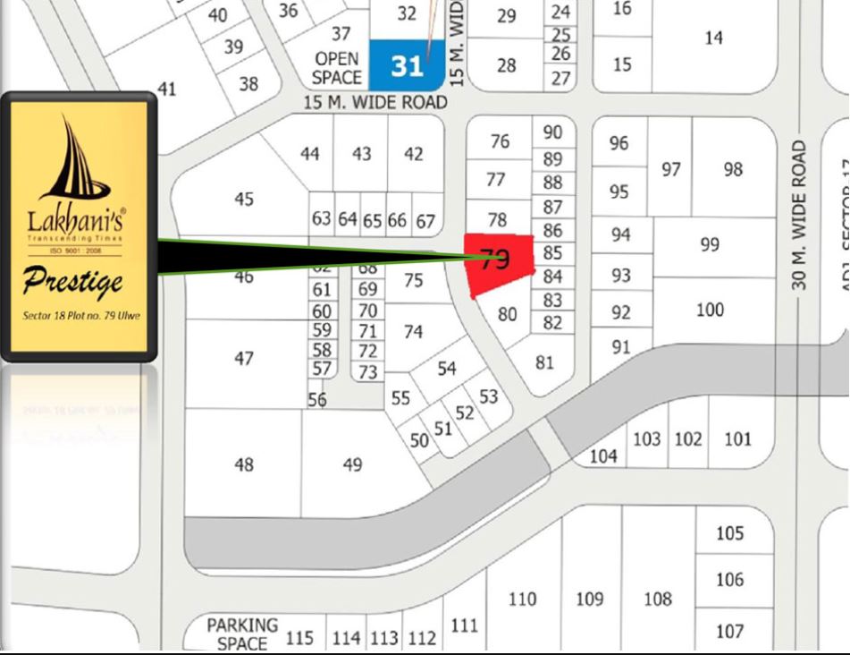 Lakhanis Prestige Location