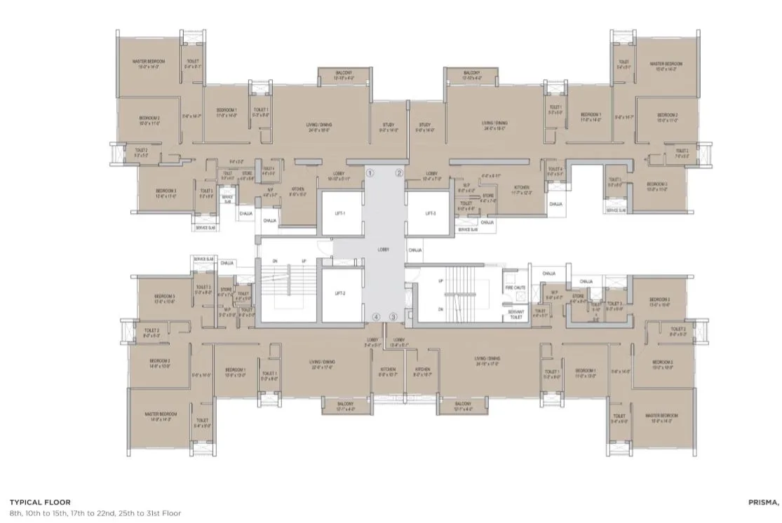 Prisma Typical Floor Plan -1