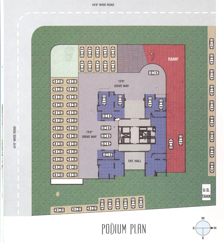 podium level plan
