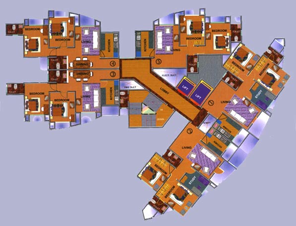 B Wing Floor Plan