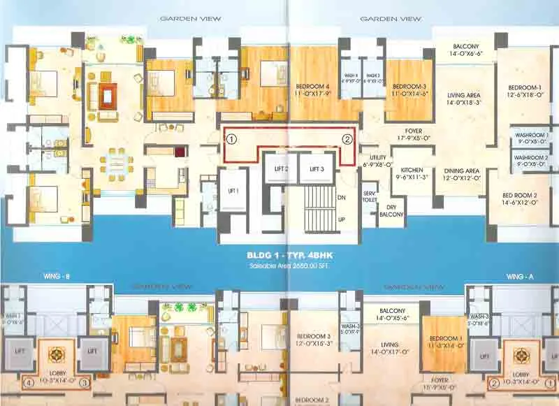 SumerTrinity Towers, Prabhadevi โ floor plan 1