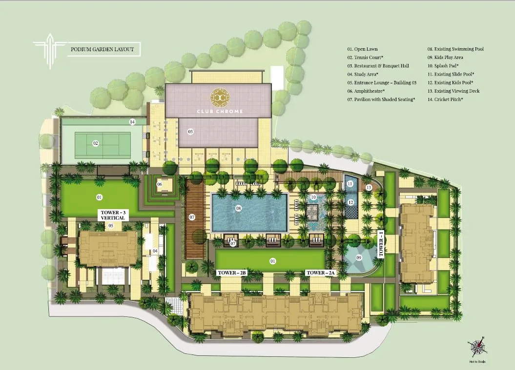 Trinity Vertical Podium Layout