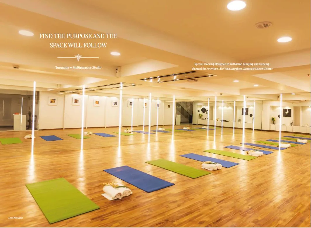 Trinity Vertical Turquoise Multipurpose Studio