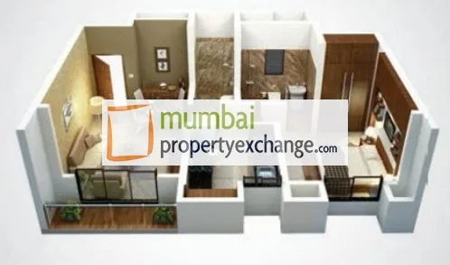 3D View 1bhk