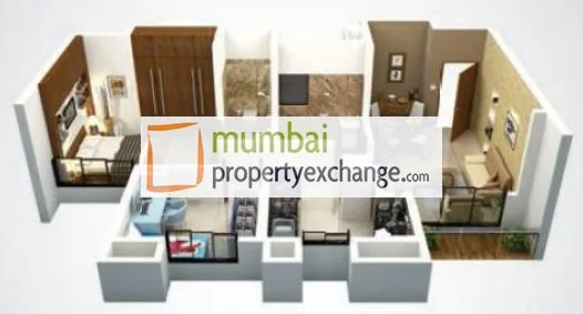 3D View 2bhk — photo 6