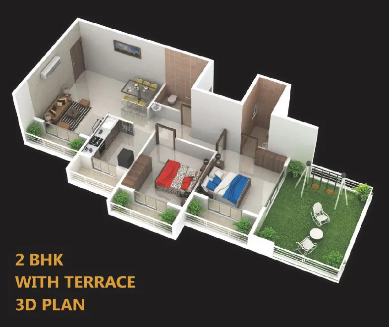 2BHK plan — photo 10