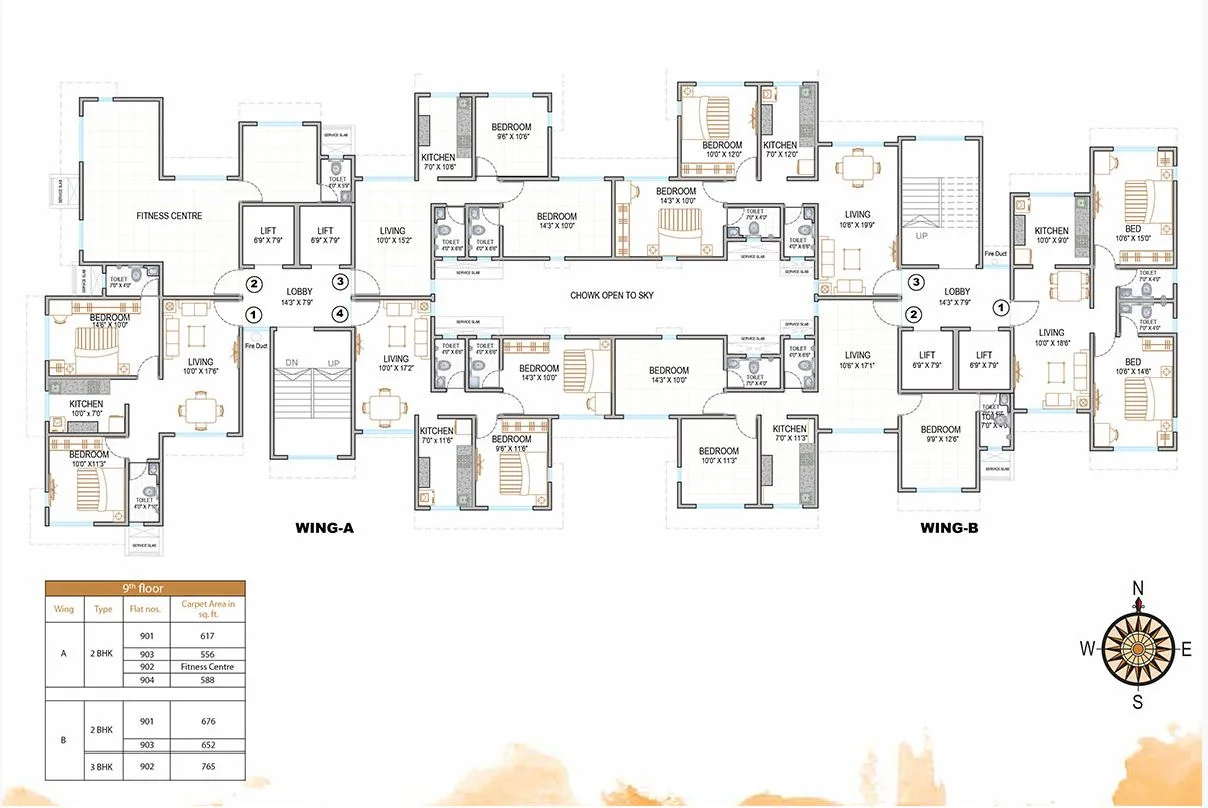 Ujva 9th_Floor_Plan