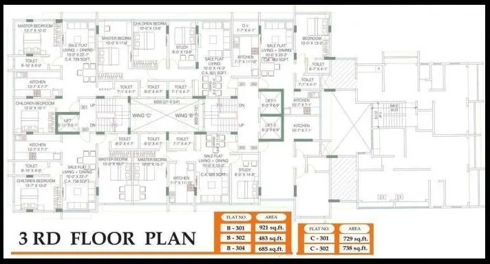 Annexe 3rd floor plan