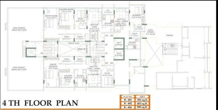 Annexe 4th floor plan
