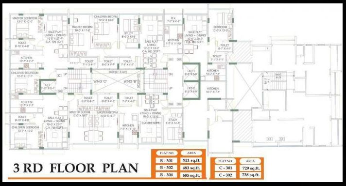 Annexe 3rd floor plan