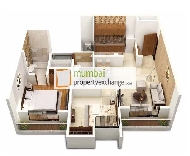 2bhk Ultima 3D View — photo 9