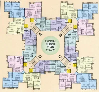3-7 Floor Plan