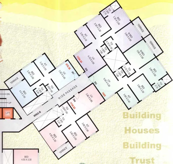 B Wing Floor Plan