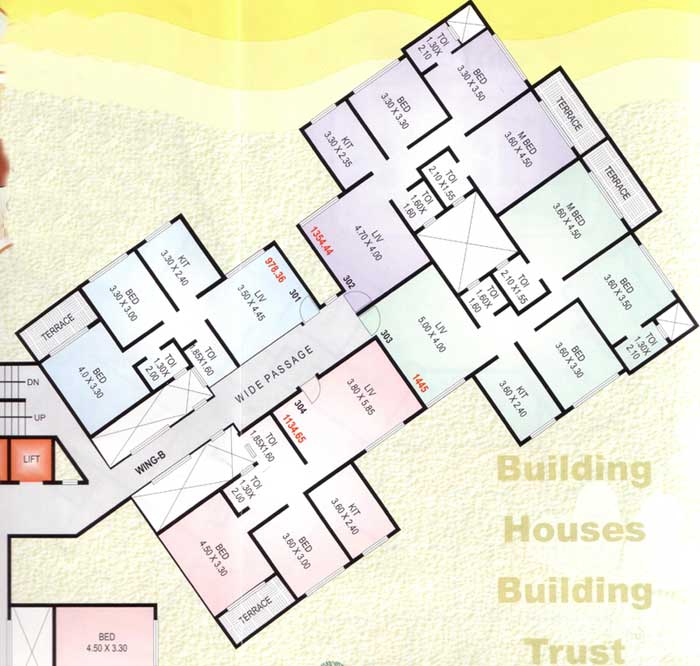 B Wing Floor Plan