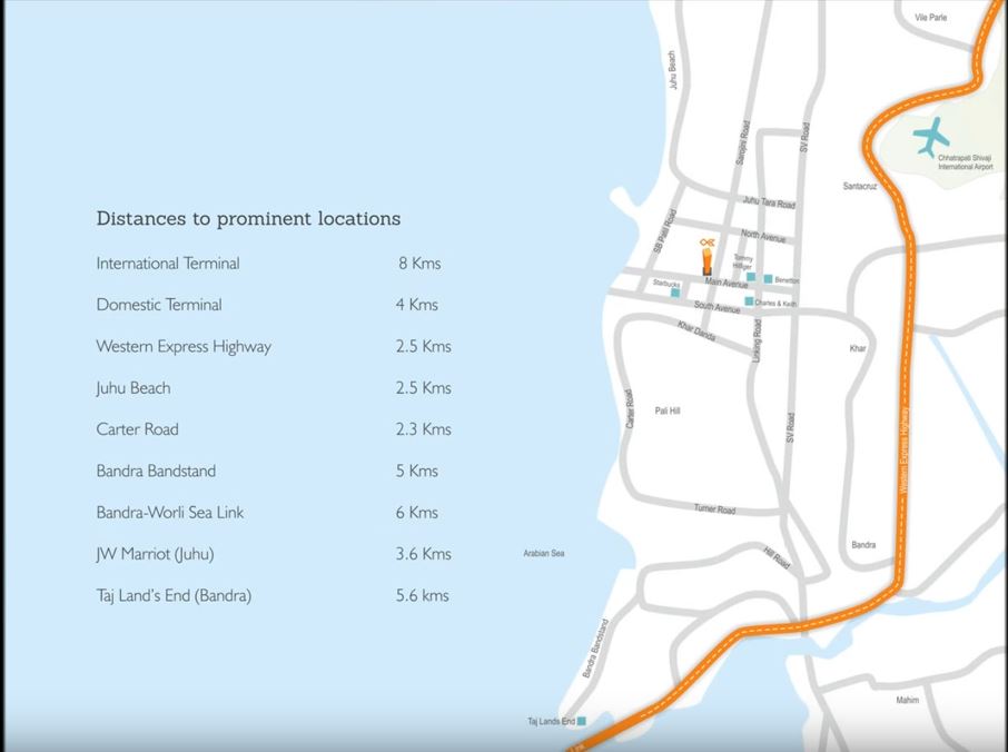 Priviera Location Map