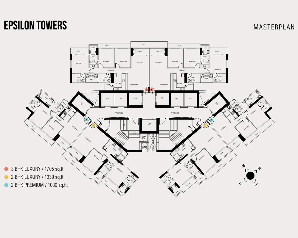 Epsilon Typical Floor Plan