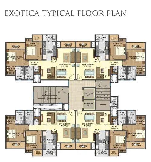 Exotica Typical Floor Plan