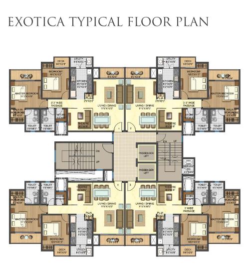 Exotica Typical Floor Plan