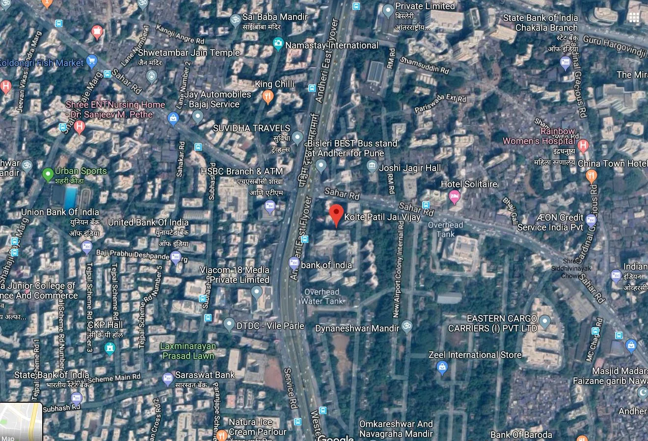 Jay Vijay Satellite Location Map