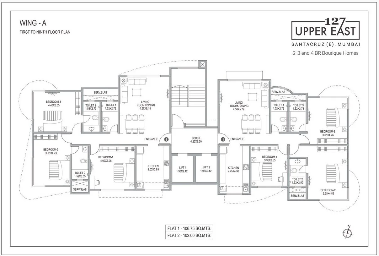 Paranjapee 127 Upper East 1st_-_9th_Floor Wing A