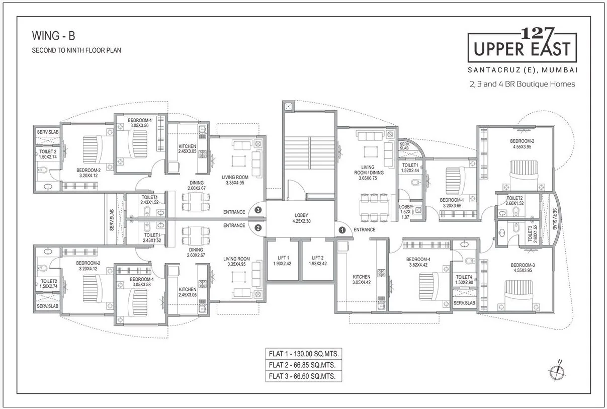 Paranjapee 127 Upper East B_wing_2nd_-_9th_Floor
