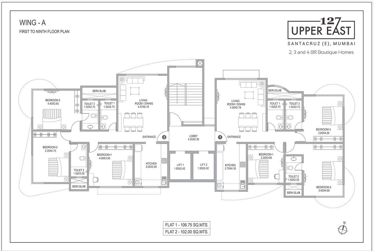 Paranjapee 127 Upper East 1st_-_9th_Floor Wing A