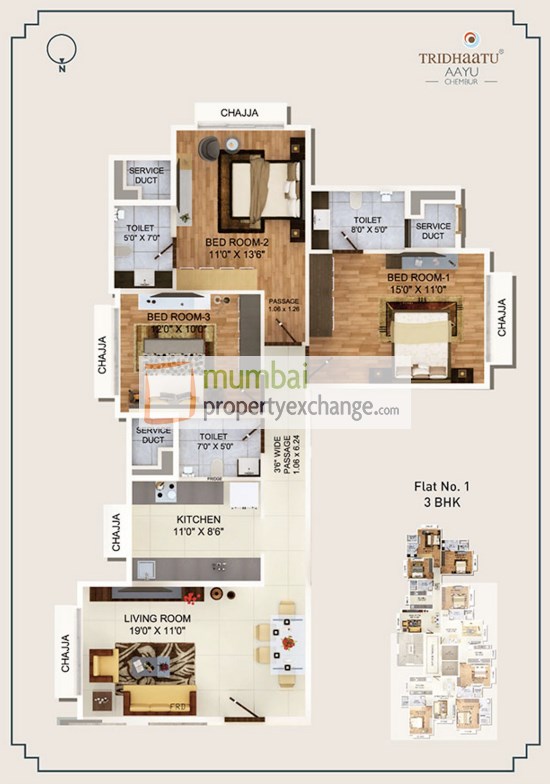 3BHK