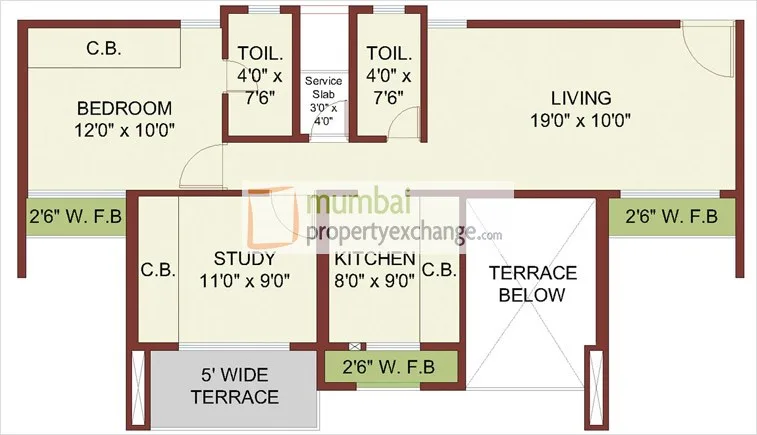 6th and 12th 2BHK