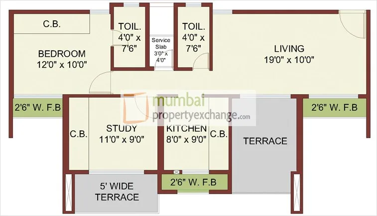 8th and 14th 2BHK