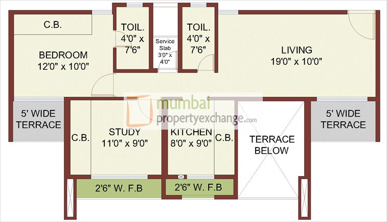 9th and 15th 2BHK