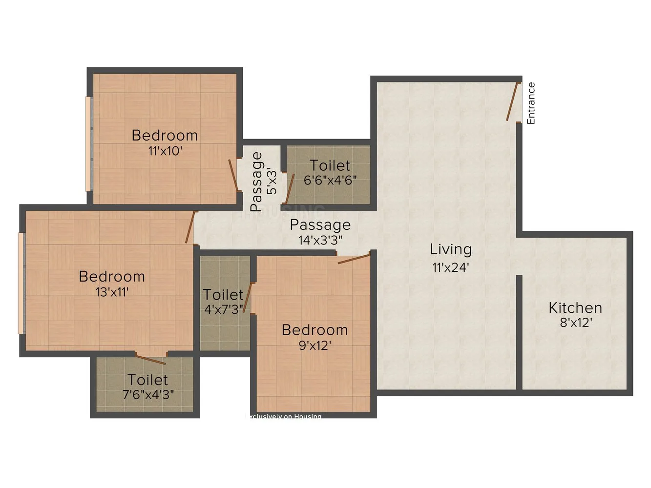 Vibgyor 3bhk