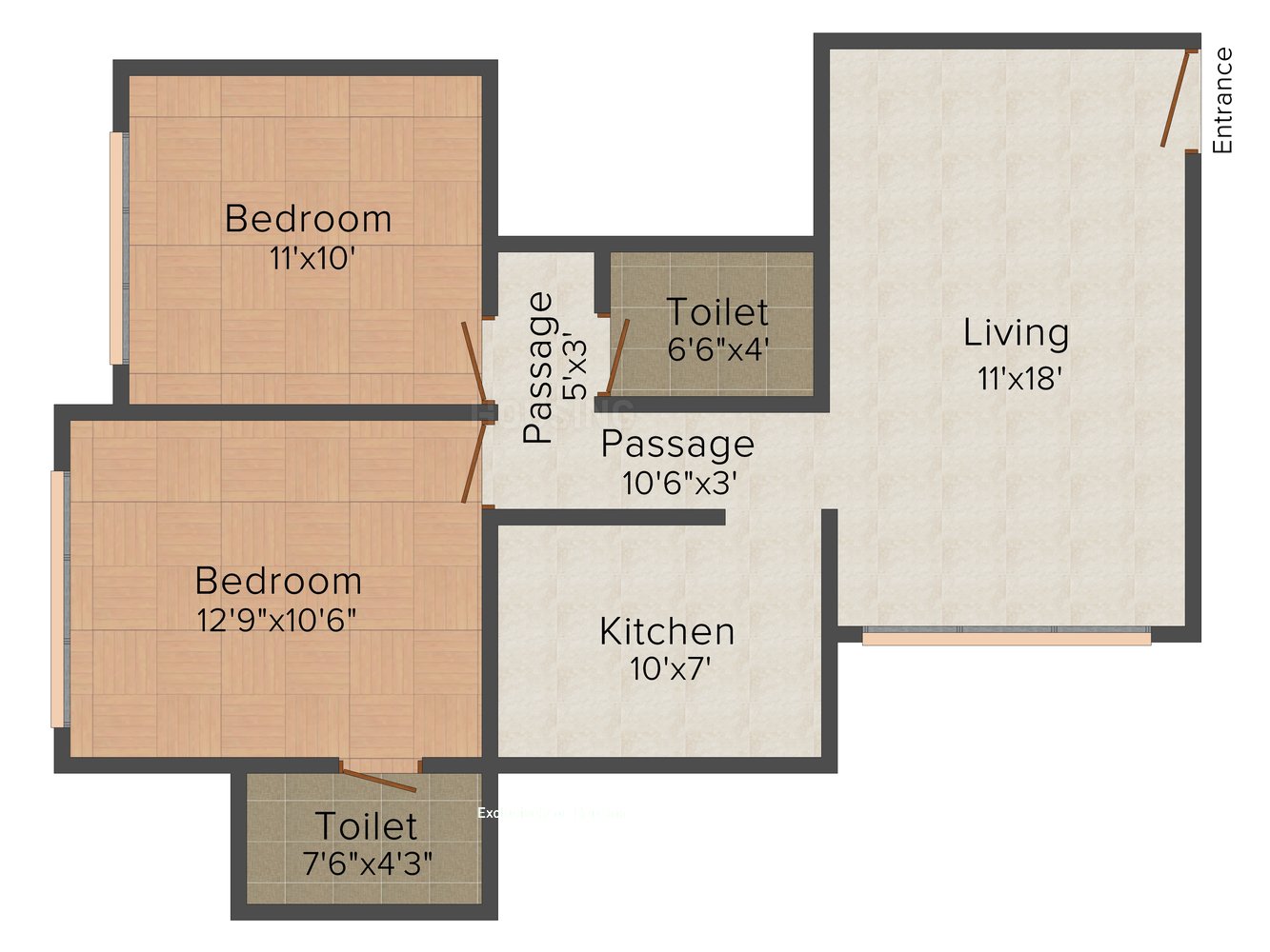Vibgyor 2bhk Type I