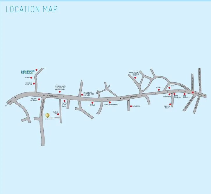 Mahavir Kalpavruksha Location Map