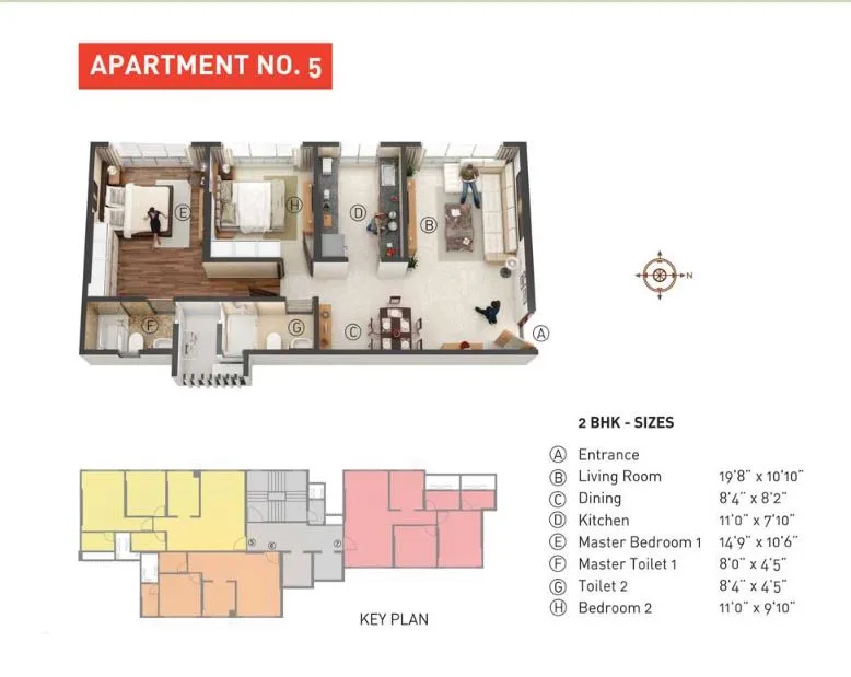 Cayenne 2BHK Unit 05