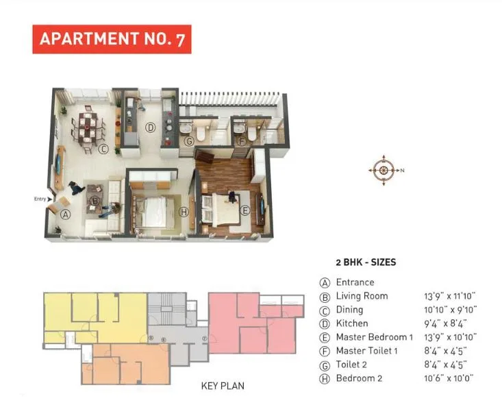 Cayenne 2BHK Unit 07