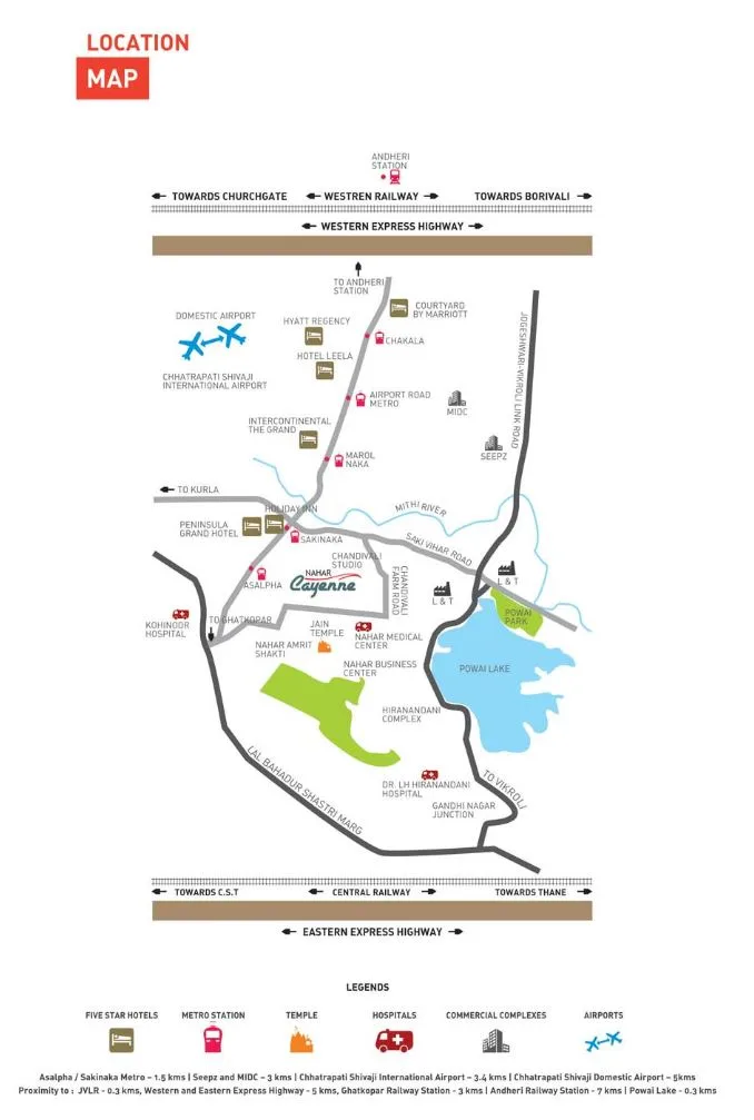 Cayenne Location Map