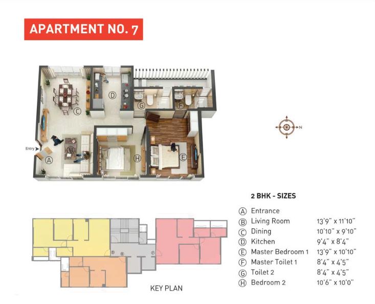 Cayenne 2BHK Unit 07