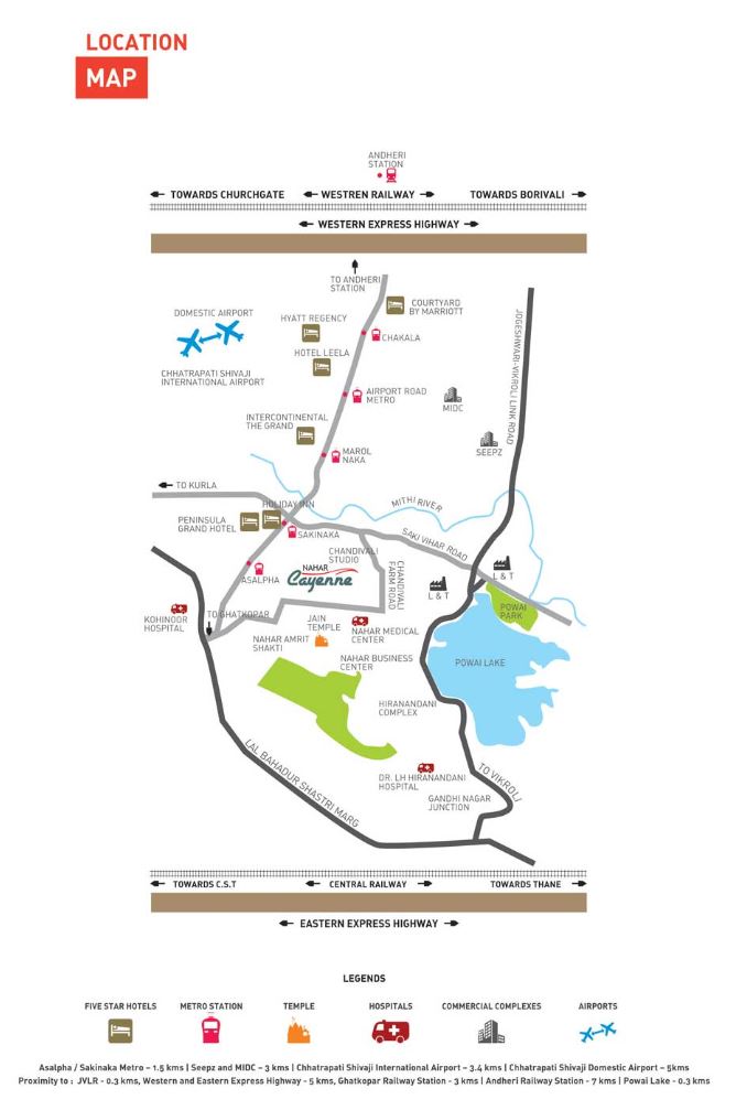 Cayenne Location Map