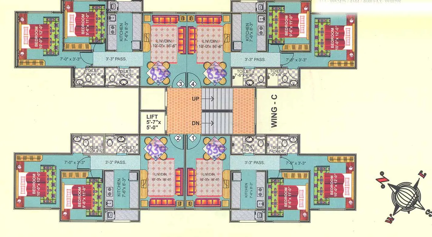 Wng C floor plan