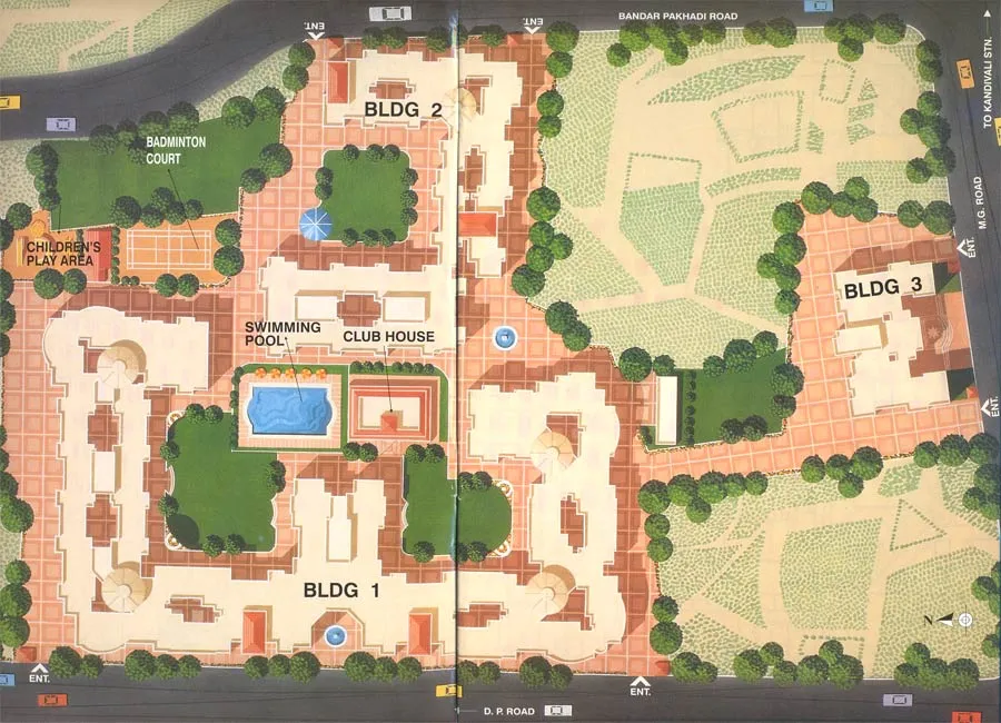 2 BHK Flats on Rent in RNA Millenium Township, Kandivali West