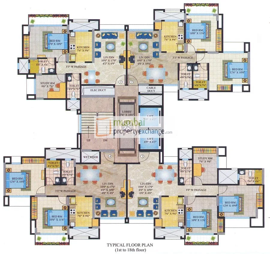 Mahavir Millennium, Thane West โ floor plan 1