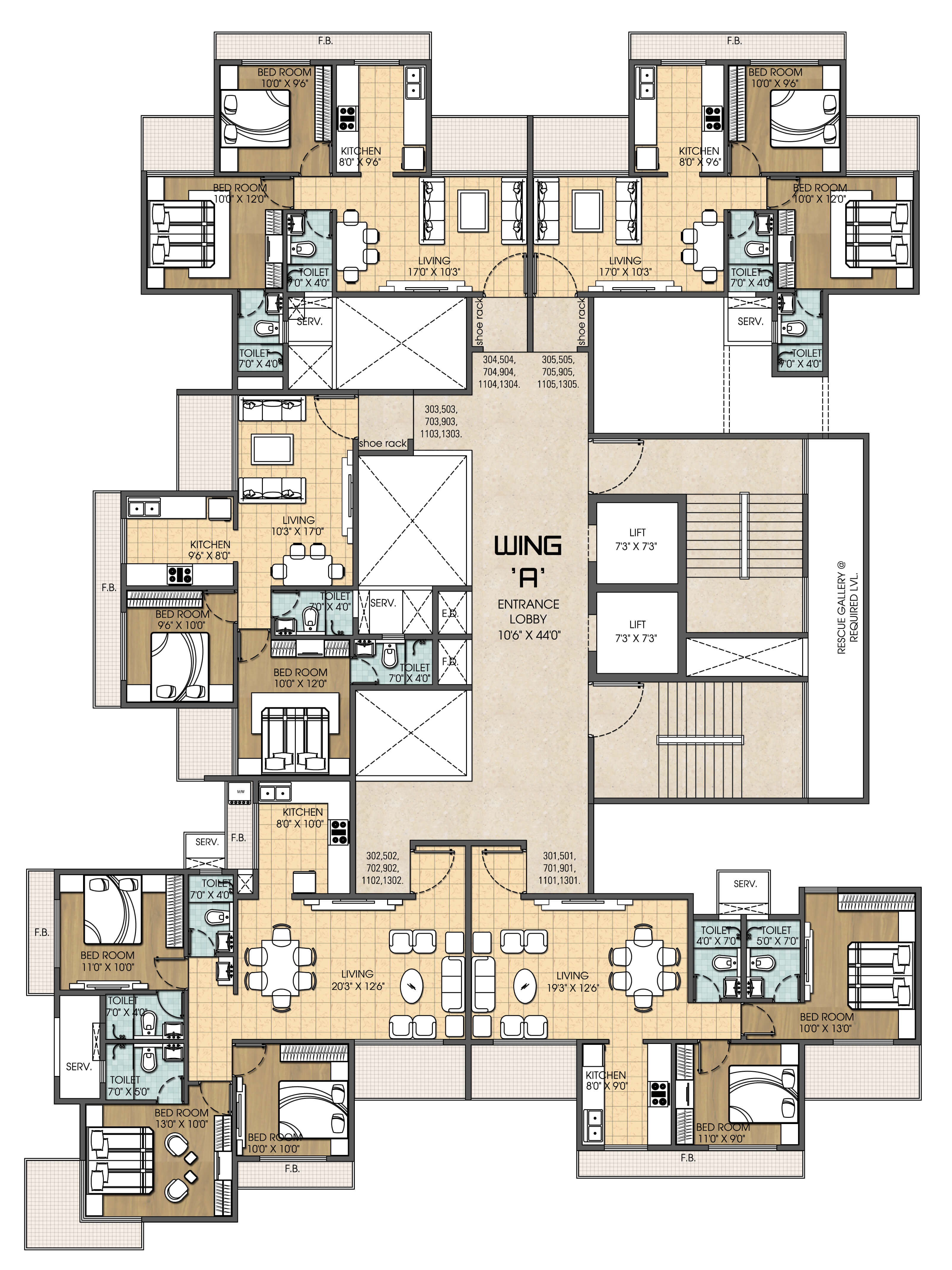 11th floorplan