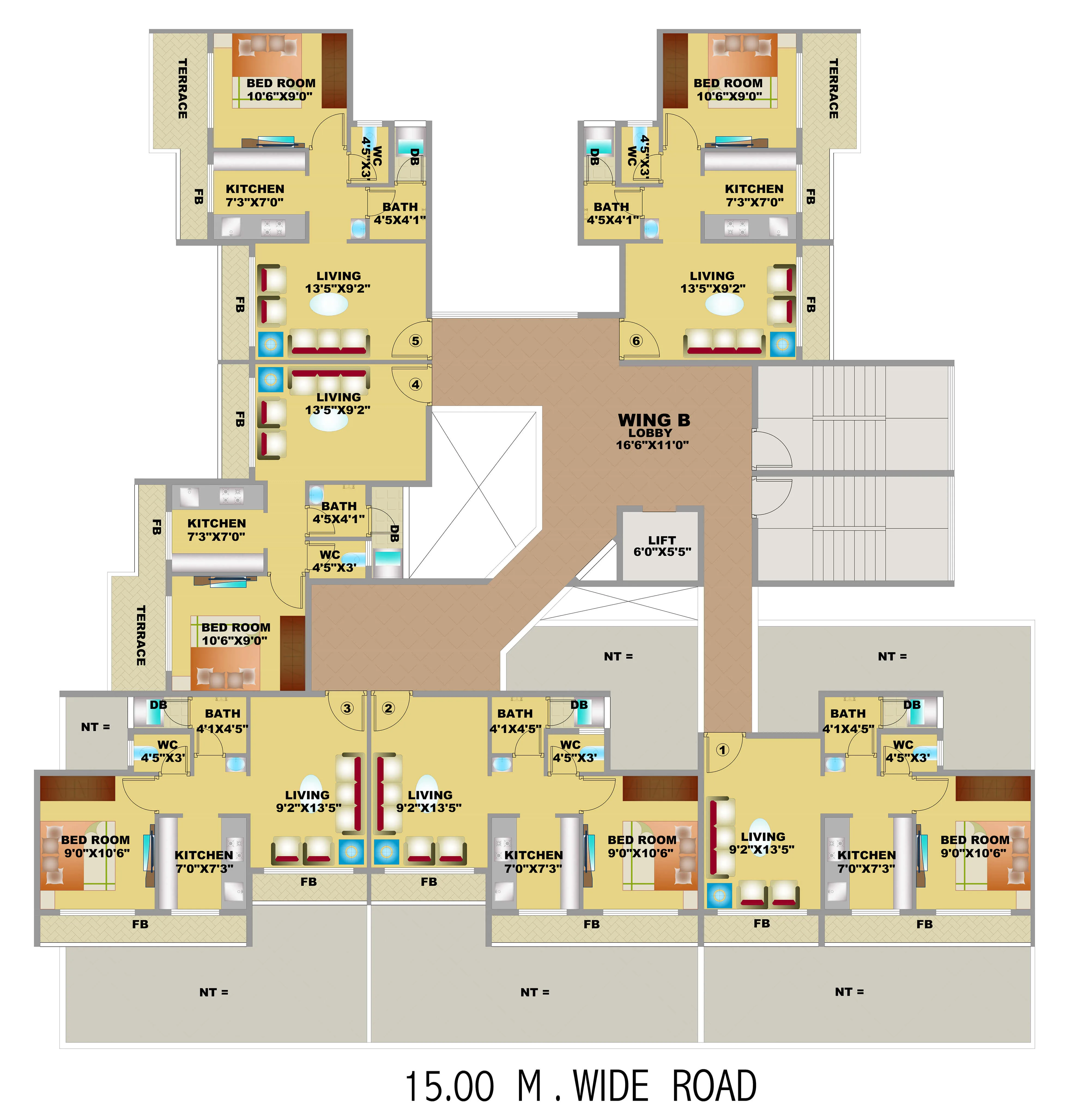 Floor Plan wing A