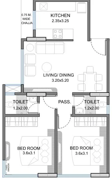 Kitchen area