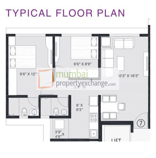 2BHK Large