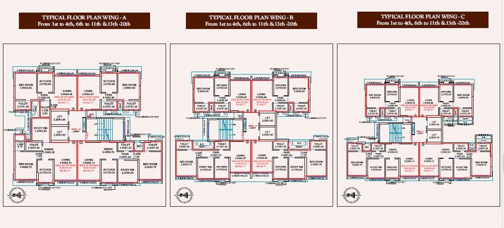 Dharti Pressido Typical Floor Plan