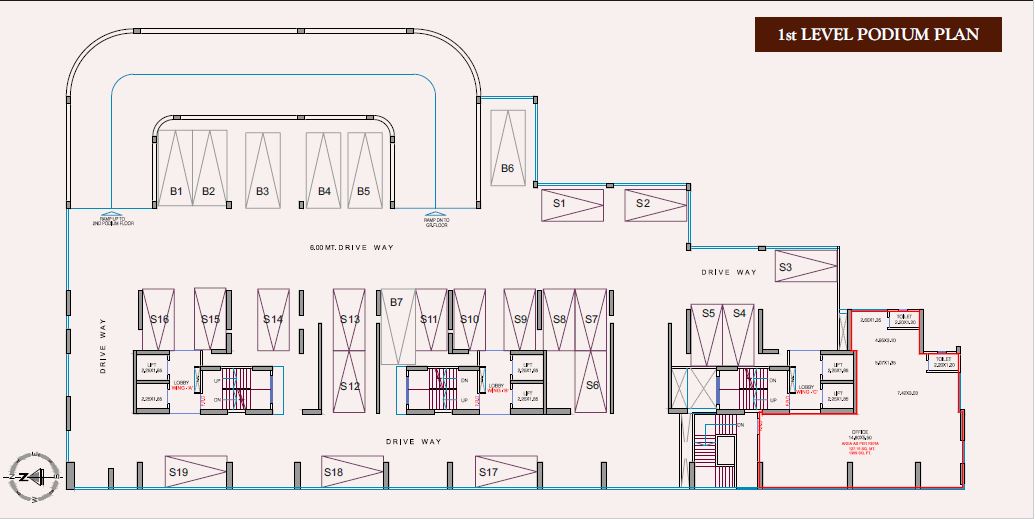 Dharti Pressido 1st Level Podium Plan